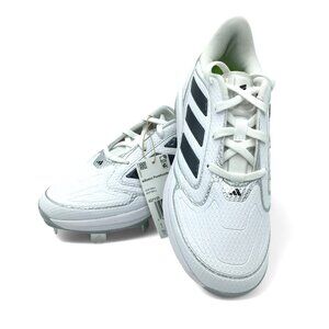 Adidas Adizero Purehustle Softball Cleats White Black Women’s 5.5 IG7135 NEW Box